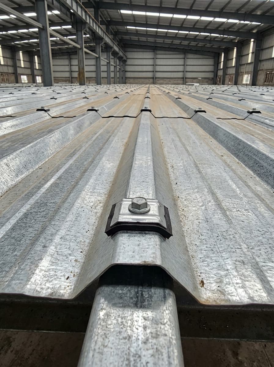 Warehouses application using industrial washers and roofing fastening components