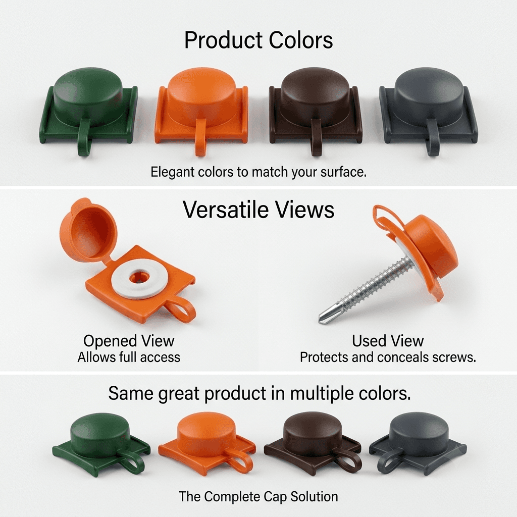 Square Self Drilling Screw Cap thumbnail 2