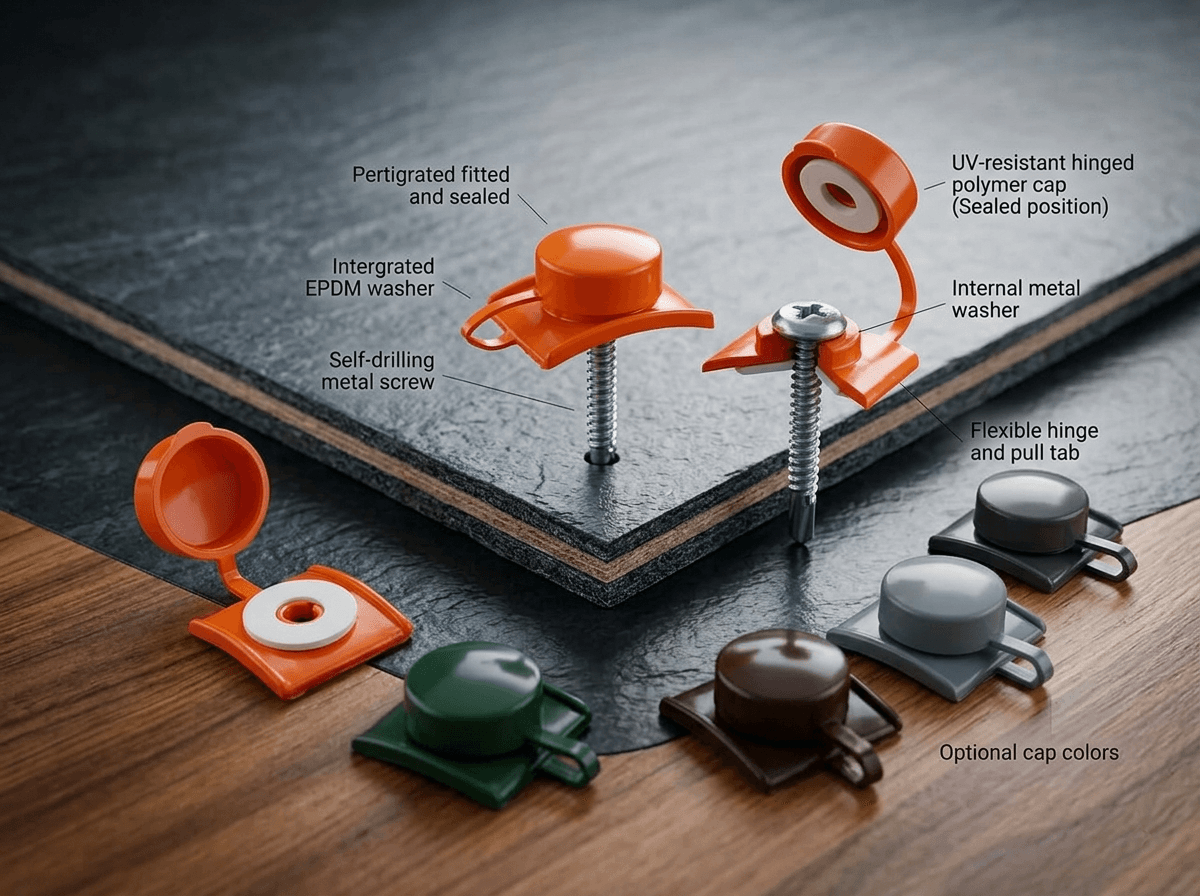 Square Self Drilling Screw Cap - Navjivan Industries